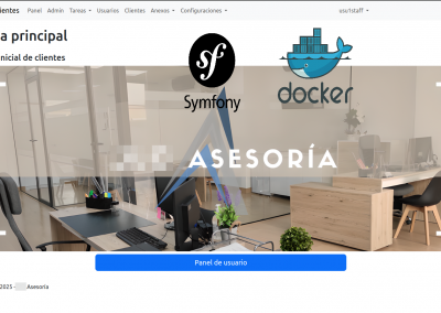Portal de clientes para asesoría laboral/fiscal